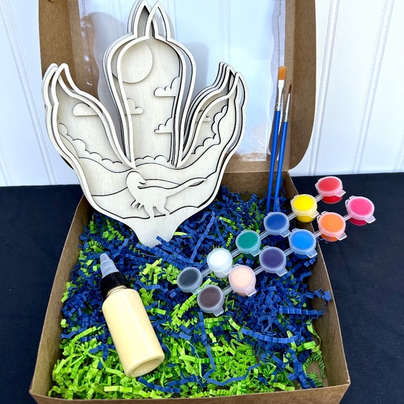 Dinosaur Foot - Paint Kit - Handmade - Picture 1 of 1